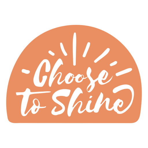 Wählen Sie, um das ausgeschnittene Zitat zu glänzen PNG-Design