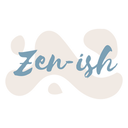 Sentiment zen-ish-Zitat PNG-Design