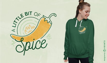 Spice cooking quote t-shirt design