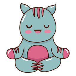 Sommerkreatur kawaii Charakter PNG-Design