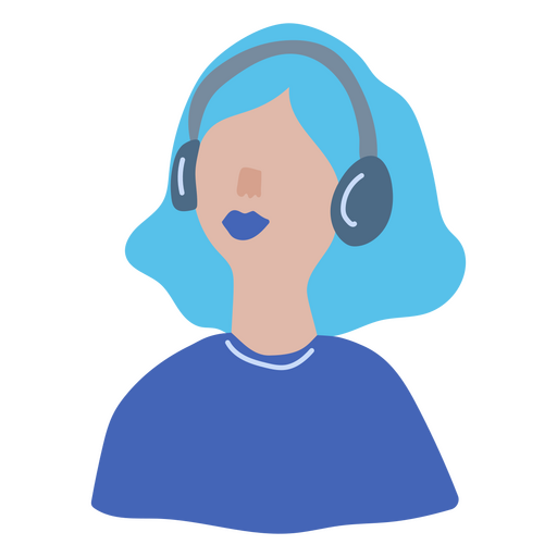 Woman Listening To Music Png