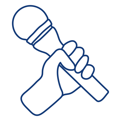 Using a karaoke microphone    PNG Design