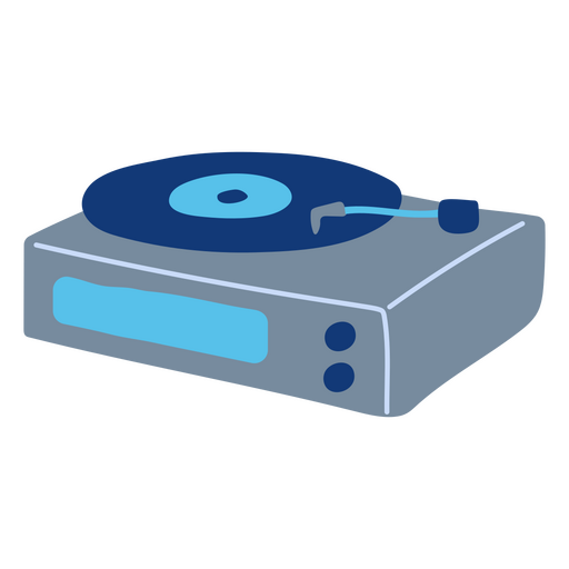 Plattenspieler für Schallplatten PNG-Design