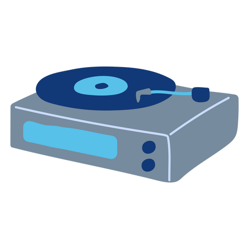 Tocadiscos de discos de vinilo Diseño PNG