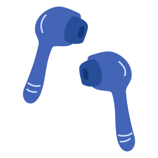 Wireless headphones for listening to music PNG Design