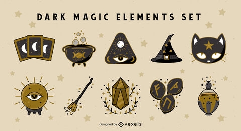 Dark magic elements set