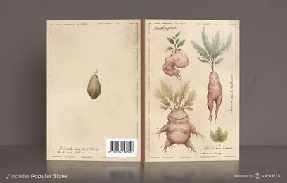 Mandrake-Pflanzennaturbuch-Cover-Design