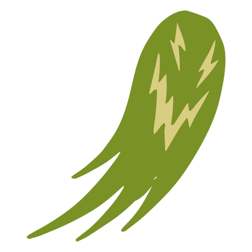 A green spectral apparition soaring through the sky   PNG Design