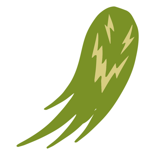 Eine grüne gespenstische Erscheinung, die durch den Himmel schwebt PNG-Design