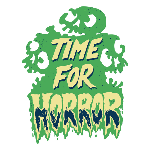 Halloween-Horror-Zitat PNG-Design