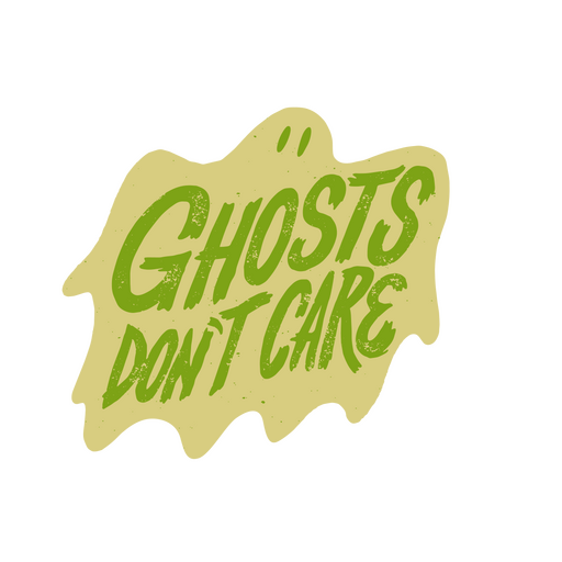 Zitat von Halloween-Geistern PNG-Design