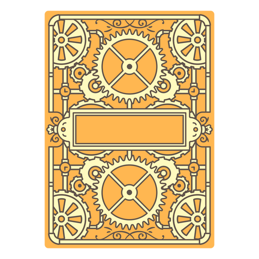 Rellenos rectangulares con motivos steampunk Diseño PNG