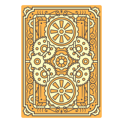 Designs featuring clockwork-like shapes with a Victorian-era aesthetic  PNG Design