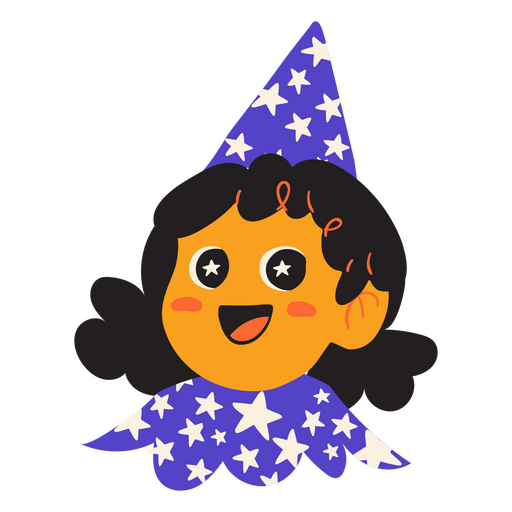 Halloween girl costume cartoon PNG Design