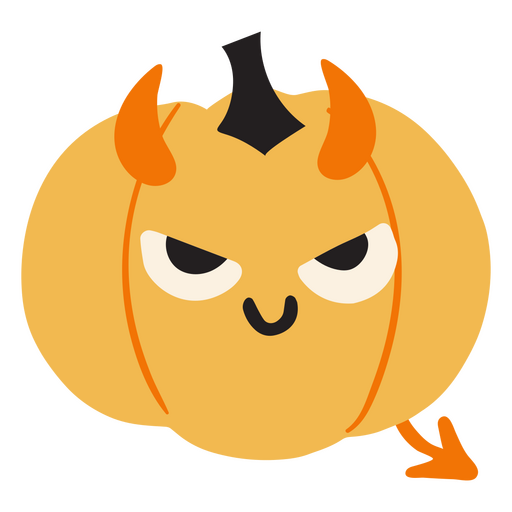 Jack-o'-lantern devil character