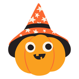 Jack-o'-lantern Witch Character PNG & SVG Design For T-Shirts