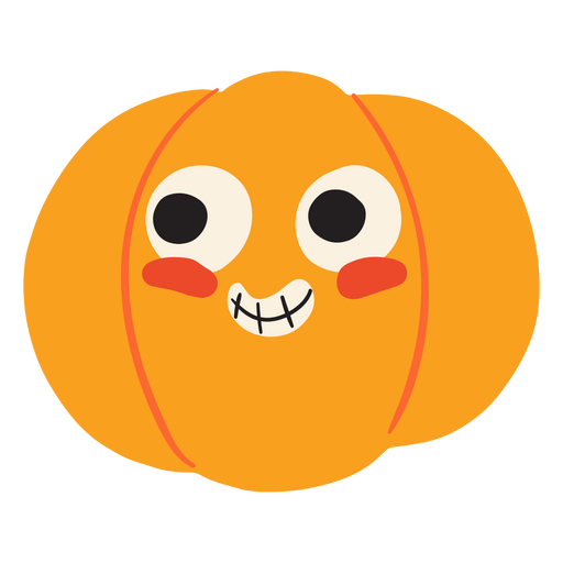 Happy halloween cartoon pumpkin PNG Design