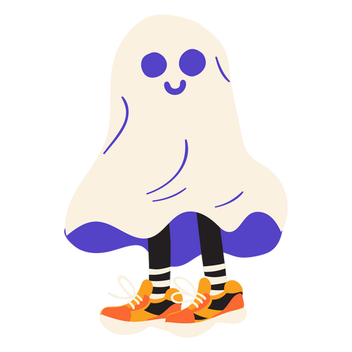 Geisterhaftes Halloween-Kostüm PNG-Design