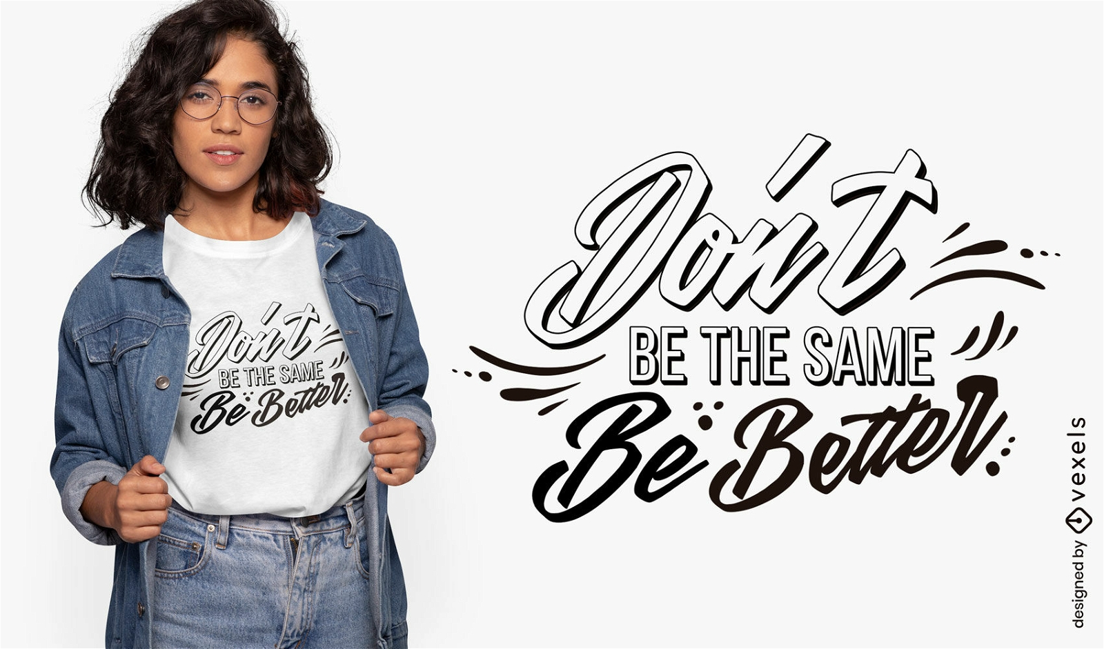 Inspirational quote lettering t-shirt design