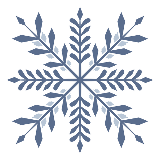 Winterliches Schneeflockenparadies PNG-Design