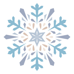Beautiful winter magic snowflake    PNG Design