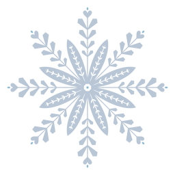 Attractive winter magic snowflake    PNG Design