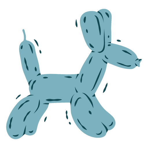 Icono de circo de perro globo