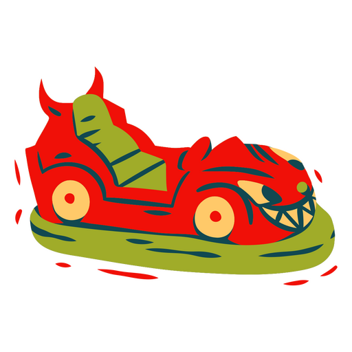 Ícone de circo de kart Desenho PNG