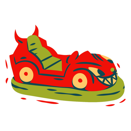 Icono de circo de kart Diseño PNG