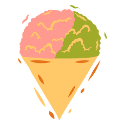 Eiscreme-Zirkus-Ikone PNG-Design