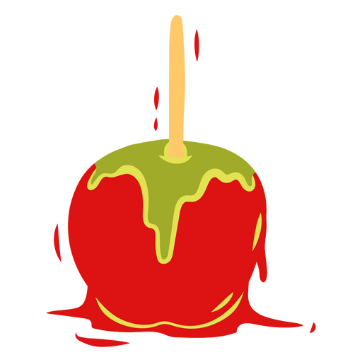 ícone de circo de maçã caramelada Desenho PNG