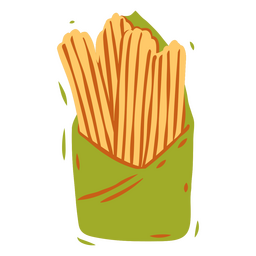 ícone de circo de batatas fritas Desenho PNG