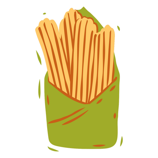 ícone de circo de batatas fritas