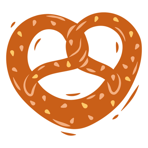 Icono de circo dulce pretzel Diseño PNG