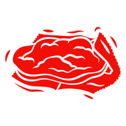 Icono de corte de circo de chicle Diseño PNG