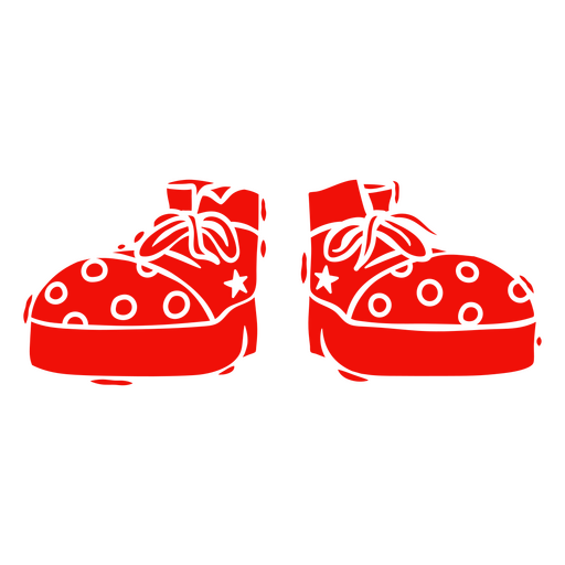 Enorme sapato de palhaço Desenho PNG