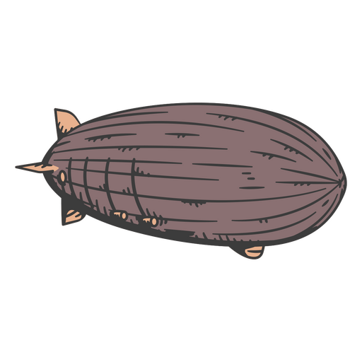 Turn of the century zeppelin PNG Design