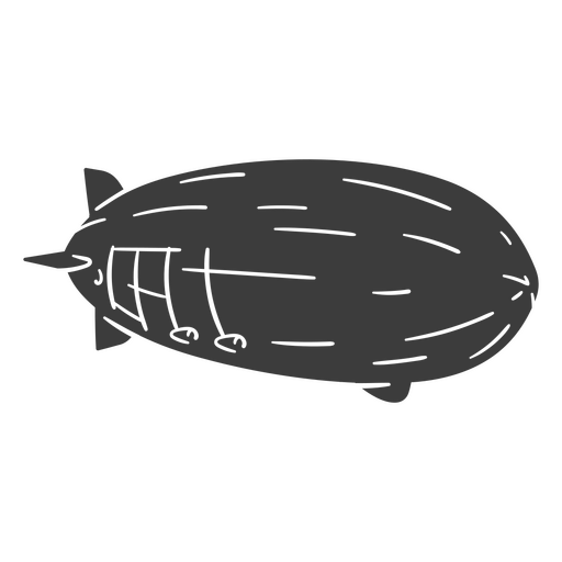 Zeppelin from the beginning of the 20th century    PNG Design