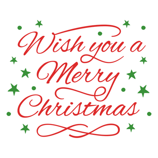 Merry Christmas sentiment quote PNG Design