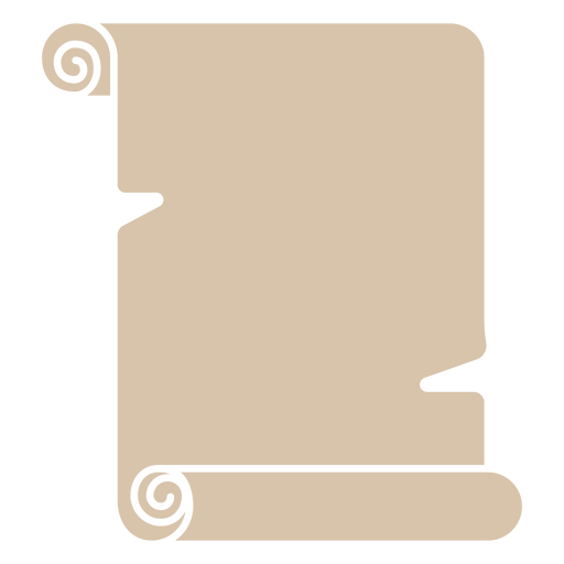 Rolled up Poster board with torn edges    PNG Design