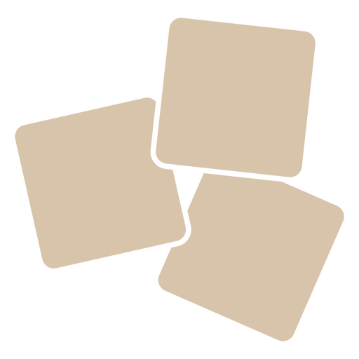 Quadratische Postertafeln PNG-Design