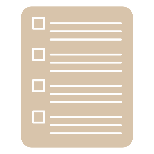 Checkbox-Plakattafel PNG-Design