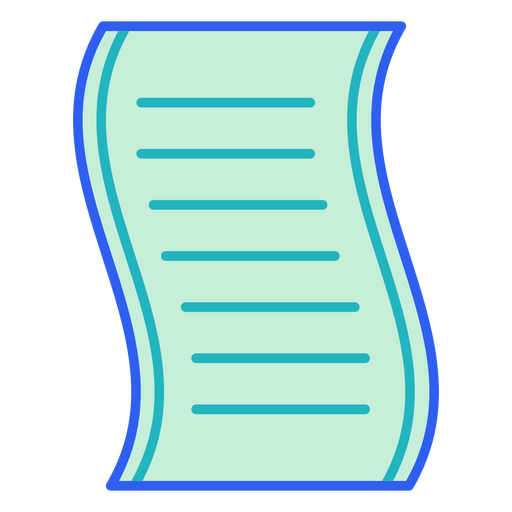 Notizbuchpapier mit Linien PNG-Design