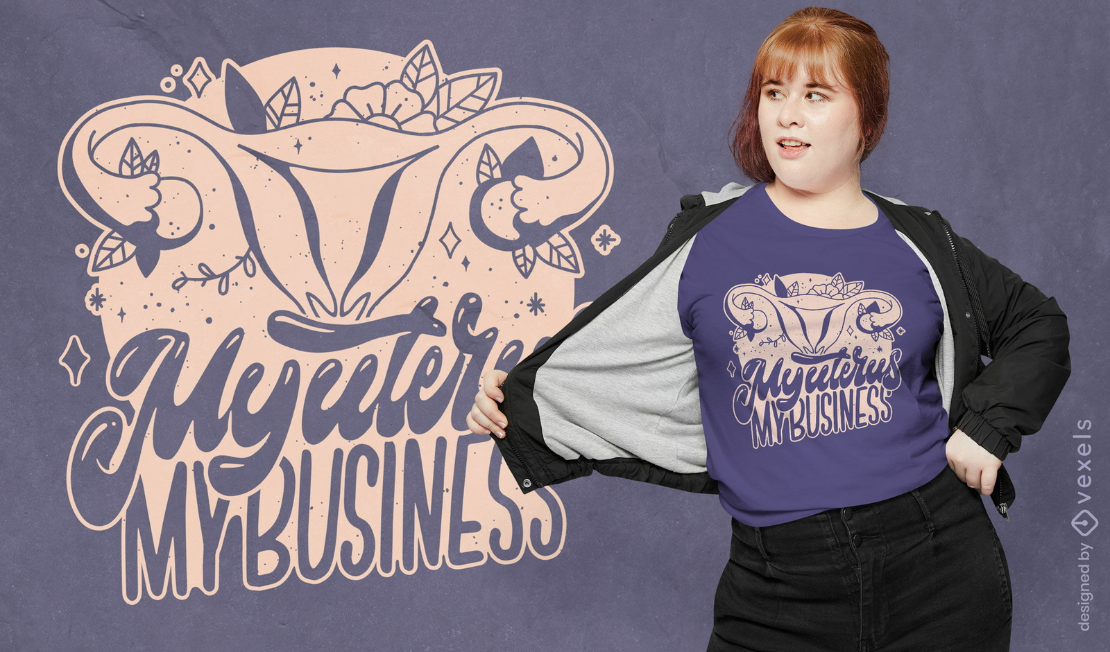 Meine Gebärmutter mein Business-Zitat-T-Shirt-Design