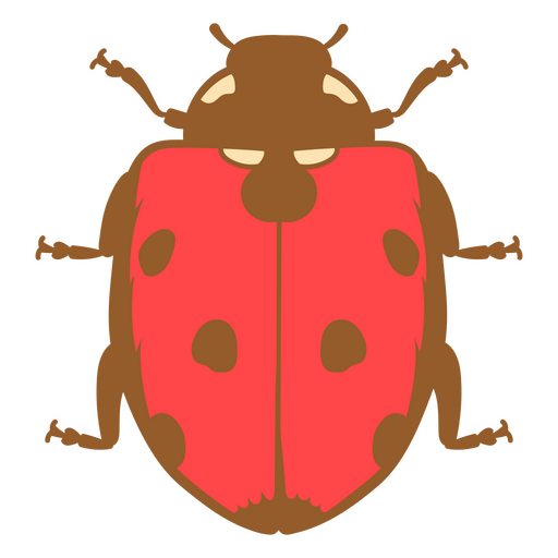 Splendid beetle with bright red hues    PNG Design