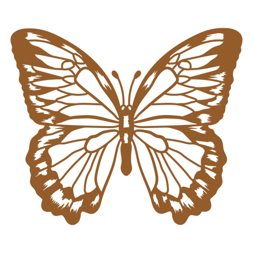 Image of a beautiful butterfly PNG Design