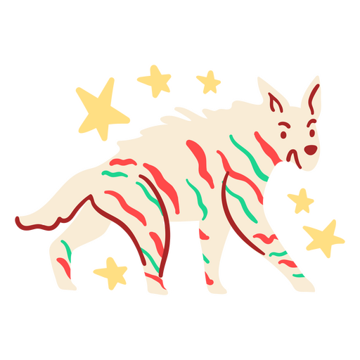 Hyena peppermint PNG Design