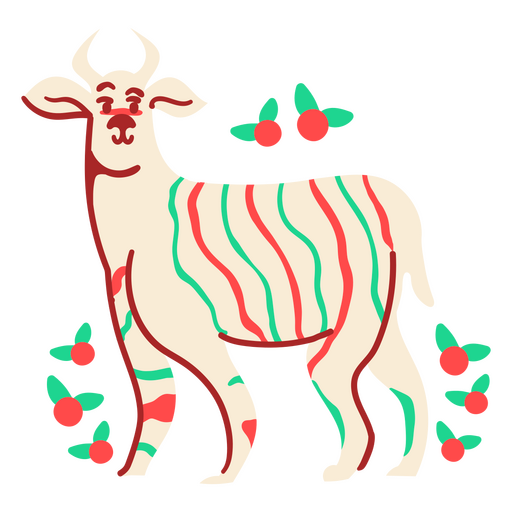 Goat peppermint  PNG Design