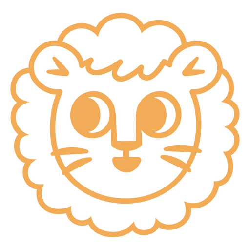 Design para uma aventura de safári com leões Desenho PNG