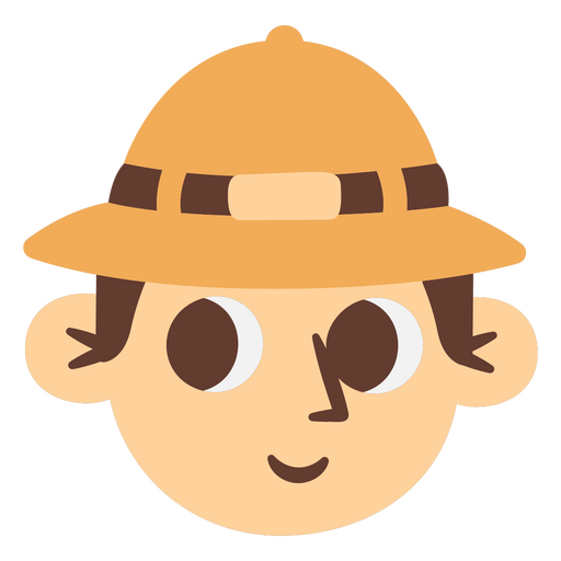 Ein Mann begibt sich auf eine Safari-Expedition PNG-Design